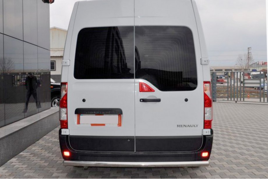 Opel Movano 2010-2021 Rear Bar (Stainless Steel) Image
