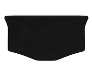 Opel Agila 2007-2015 Trunk Mat Textile Classic (HB, Black) photo 1