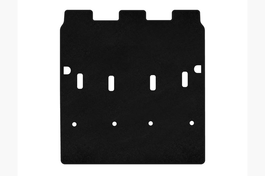 Peugeot Partner/Rifter 2019- Trunk Mat Textile Classic (7-Seater/Long Wheelbase, Black) Image