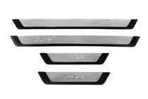 Peugeot 208 2012-2019 Door Sill Protectors Omsa (4 pcs, Stainless Steel) photo 2
