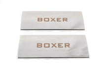 Peugeot Boxer 2006-2025 Interior door sill plates Carmos V1 (2 pcs, stainless steel) photo 2