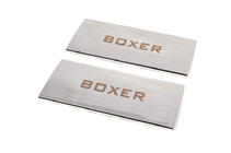 Peugeot Boxer 2006-2025 Interior door sill plates Carmos V1 (2 pcs, stainless steel) photo 1
