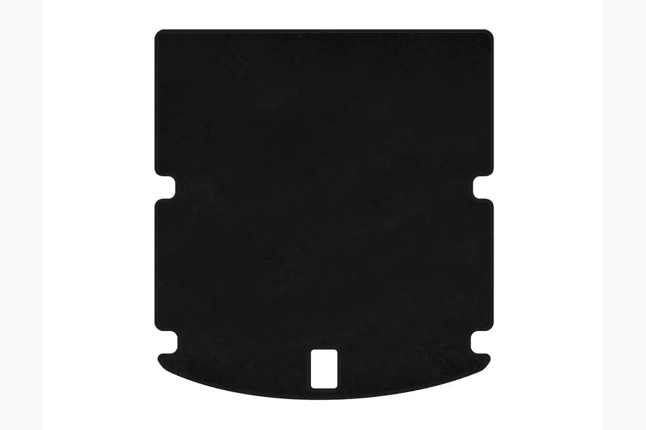 Audi A4 B9 2015-2024 Classic textile trunk mat (Sedan, Black) Image