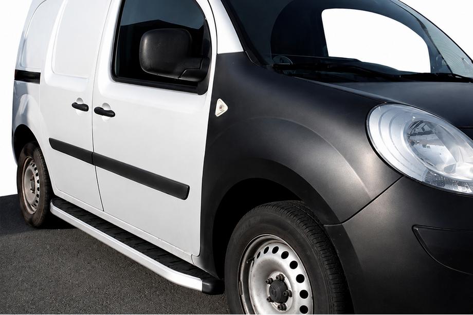 Renault Kangoo 1998-2008 Side Steps Fullmond (2 pcs, aluminum) Image