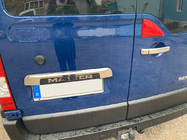 Renault Master 2011-2023 Stainless steel trim above license plate photo 2
