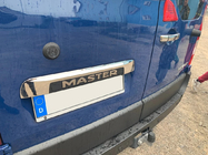 Renault Master 2011-2023 Stainless steel trim above license plate photo 3