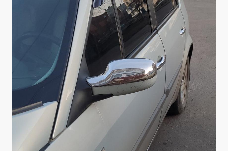 Renault Scenic/Grand 2003-2009 Mirror Covers (2 pcs, Stainless Steel) Image