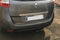 Renault Scenic/Grand 2009-2016 Trunk trim (for Grand, stainless steel) OmsaLine - Italian Stainless Steel photo 1