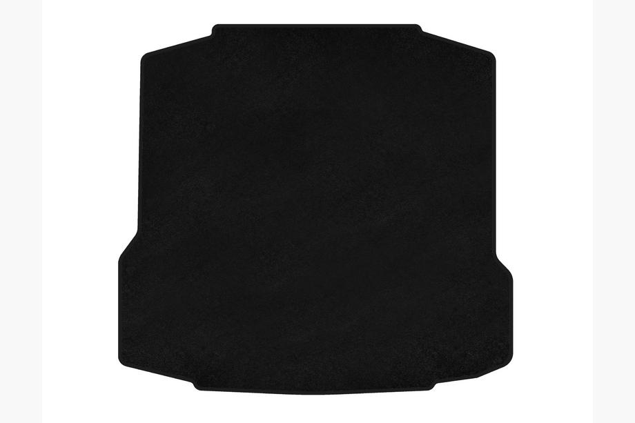 Skoda Rapid 2012-2019 Textile Trunk Mat Classic (Liftback, Black) Image