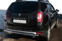 Renault Duster 2008–2017 Rear bar straight (stainless steel) photo 4