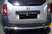 Renault Duster 2008–2017 Rear bar straight (stainless steel) photo 6