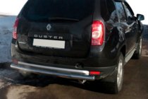 Dacia Duster 2008-2018 Rear bar straight (stainless steel) photo 1