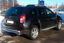 Dacia Duster 2008-2018 Rear bar straight (stainless steel) photo 2