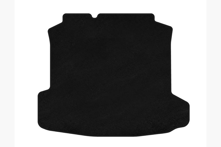 Volkswagen Polo 2010-2017 Trunk Mat Textile Classic (SD, Black) Image