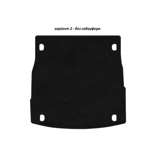 Trunk Mat Textile Classic V-2 (without Subwoofer, Black) Alfa Romeo Stelvio 2016-