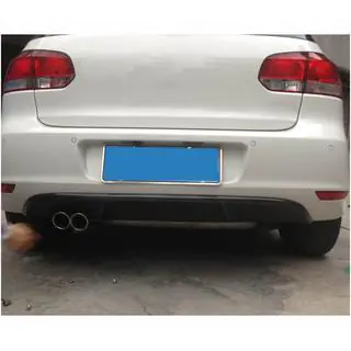 Rear Bumper Diffuser V1 for Base HB 2010-2013, Carbon Volkswagen Golf 6 2008-2014 photo 2