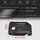 Volkswagen Golf 6 2008-2014 Engine Cover (for GTI HB 2010-2013, Carbon) photo 5