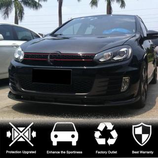 Front Bumper Lip V2 for GTI HB 2010-2013 Carbon photo 2