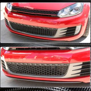 Front Bumper Lip V3 for GTI HB 2010-2013 Carbon photo 2