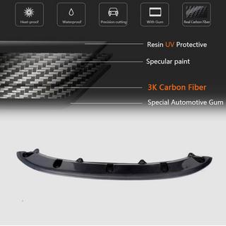 Front Bumper Lip V3 for GTI HB 2010-2013 Carbon photo 4