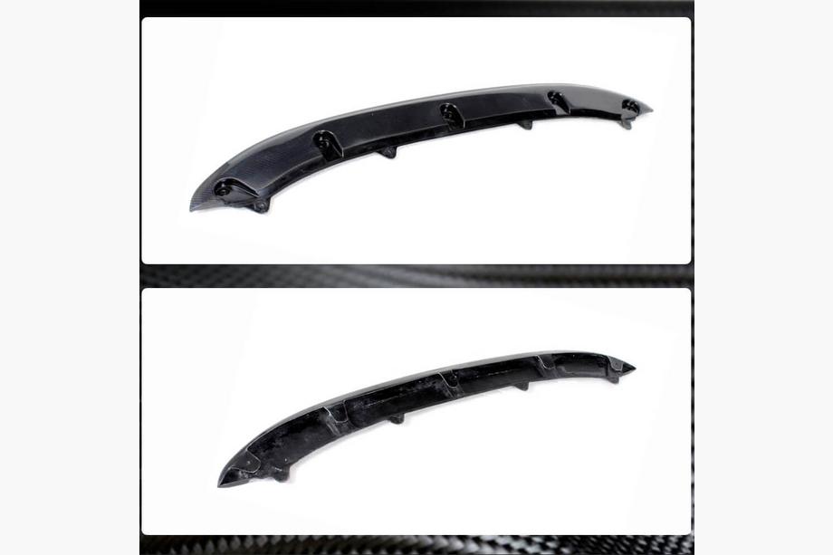 Volkswagen Golf 6 2008-2014 Front Bumper Lip V3 for GTI HB 2010-2013 Carbon Photo 3
