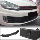 Volkswagen Golf 6 2008-2014 Front Bumper Lip V4 for GTI HB 2010-2013 Carbon photo 1