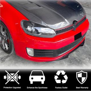 Front Bumper Lip V4 for GTI HB 2010-2013 Carbon photo 2