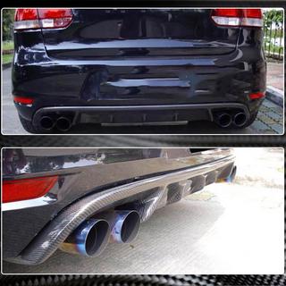 Rear Bumper Diffuser V1 for GTI HB 2010-2013 Carbon photo 2