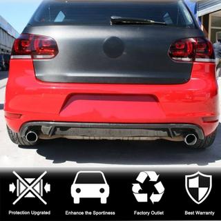 Rear Bumper Diffuser V2 for GTI HB 2010-2013, Carbon photo 2