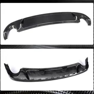 Rear Bumper Diffuser V2 for GTI HB 2010-2013, Carbon Volkswagen Golf 6 2008-2014 photo 4