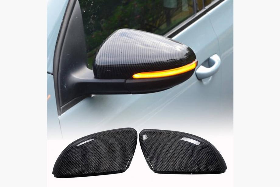 Volkswagen Golf 6 2008-2014 Mirror Covers (for HB 2010-2013, Carbon) Image