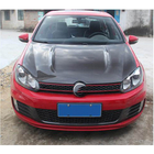 Volkswagen Golf 6 2008-2014 Hood (for HB 2010-2013, Carbon) photo 3