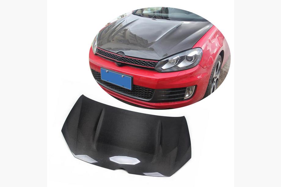 Volkswagen Golf 6 2008-2014 Hood (for HB 2010-2013, Carbon) Image