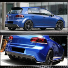 Volkswagen Golf 6 2008-2014 Rear Bumper Diffuser V1 for R/R20 HB 2010-2013 Carbon photo 4