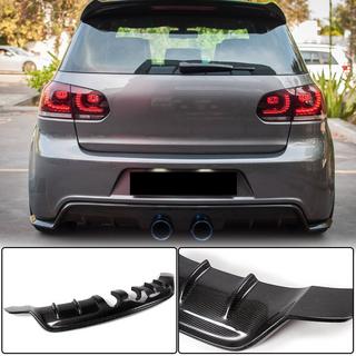 Rear Bumper Diffuser V1 for R/R20 HB 2010-2013 Carbon photo 1