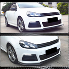 Volkswagen Golf 6 2008-2014 Front Bumper Lip V1 for R HB 2010-2013, Carbon photo 4