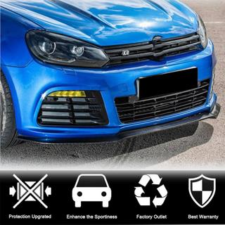 Front Bumper Lip V1 for R HB 2010-2013, Carbon photo 2