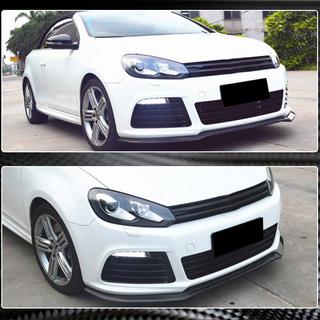 Front Bumper Lip V1 for R HB 2010-2013, Carbon photo 4