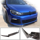 Volkswagen Golf 6 2008-2014 Front Bumper Lip V3 Add-on (for R HB 2010-2013, Carbon) photo 1