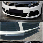 Volkswagen Golf 6 2008-2014 Front Bumper Lip V3 Add-on (for R HB 2010-2013, Carbon) photo 3