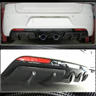 Volkswagen Golf 6 2008-2014 Rear Bumper Diffuser V2 for R/R20 HB 2010-2013, Carbon photo 3
