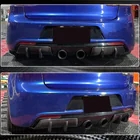 Volkswagen Golf 6 2008-2014 Rear Bumper Diffuser V2 for R/R20 HB 2010-2013, Carbon photo 4