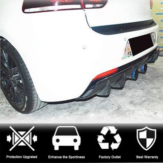 Rear Bumper Diffuser V2 for R/R20 HB 2010-2013, Carbon photo 2