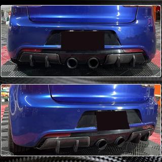 Rear Bumper Diffuser V2 for R/R20 HB 2010-2013, Carbon photo 4