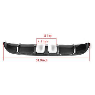 Rear Bumper Diffuser V2 (for Base HB 2010-2013, Carbon) photo 4