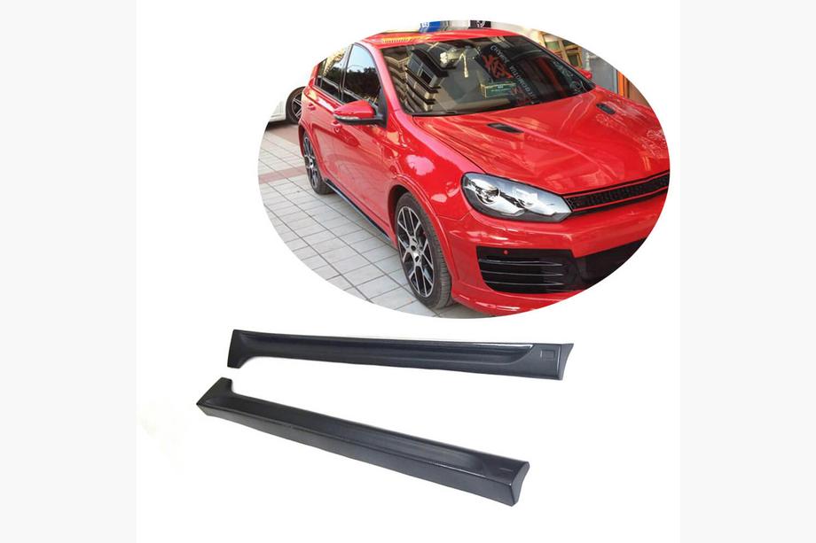 Volkswagen Golf 6 2008-2014 Side Skirts (for Base HB 2010-2013, Carbon) Image