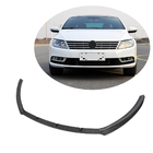 Volkswagen Passat CC 2008-2017 Front Bumper Lip Spoiler (for 2012-2018, Carbon) photo 1