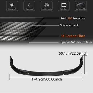 Front Bumper Lip Spoiler (for GTI HB, Carbon) photo 4