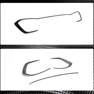 Dry Carbon Front Bumper Covers (for GTI HB) photo 3