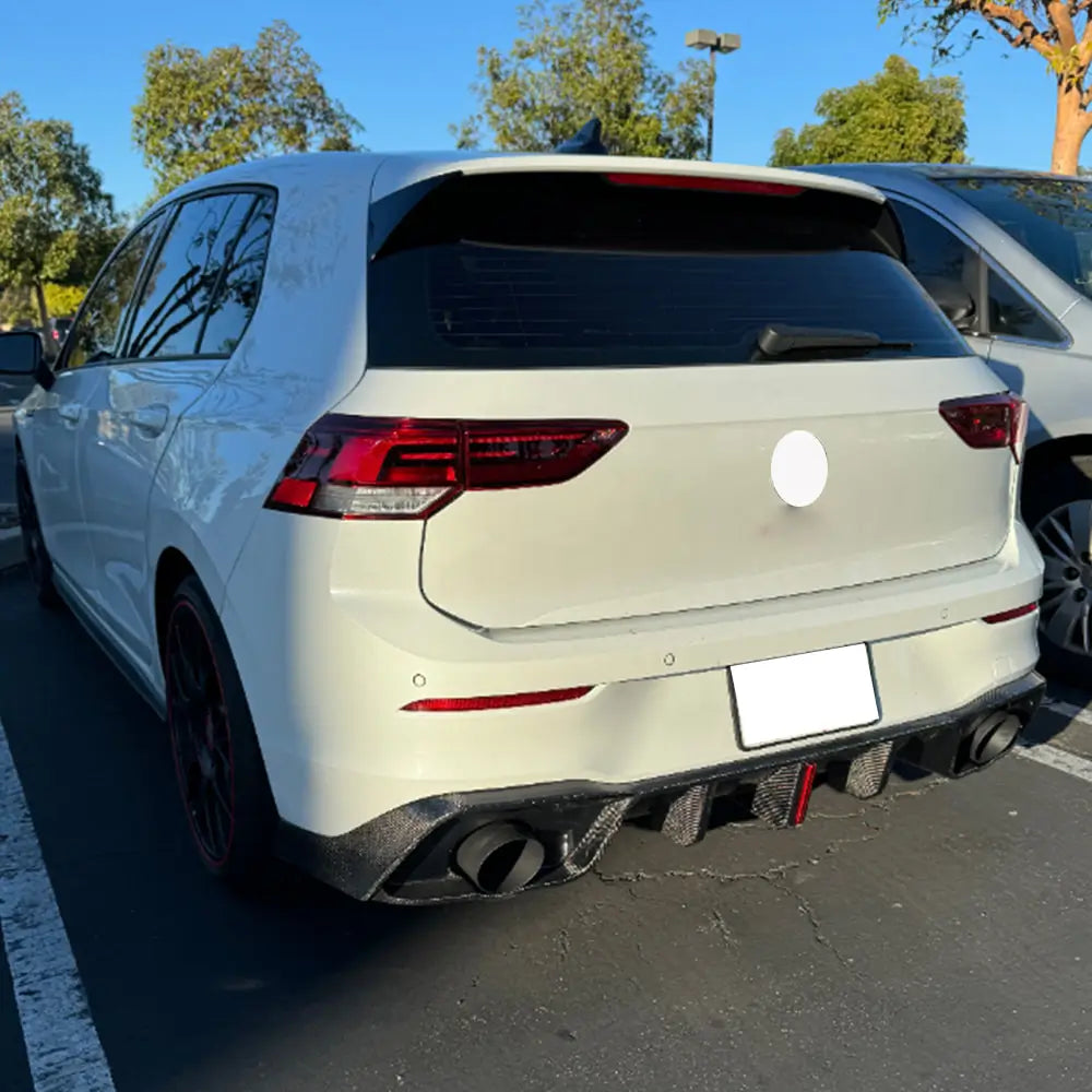 Rear Bumper Diffuser for GTI HB, Carbon photo 3